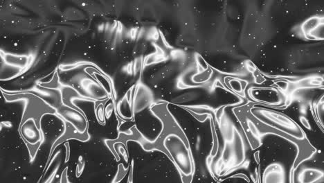 Animation-Von-Weißen-Flecken-Auf-Einem-Bewegten-Silbernen-Hintergrund