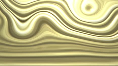 Animation-of-shapes-and-moving-golden-liquid-background