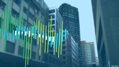 Animation-of-cityscape-over-data-processing
