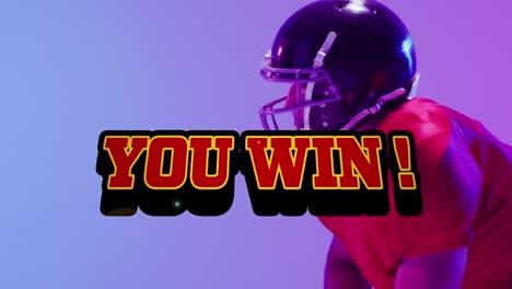 Animation-of-you-win-text-over-american-football-player