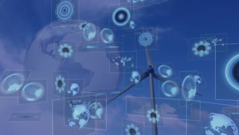Animation-of-data-processing-with-scope-scanning-and-globe-over-wind-turbine
