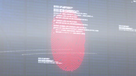 Animation-of-fingerprint-scanning-and-programming-language-moving-over-blurred-binary-codes