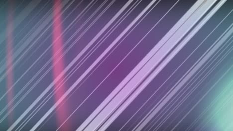 Animation-of-light-trails-in-seamless-pattern-and-spots-of-light-against-purple-background