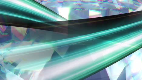 Animation-of-green-trails-over-moving-crystal