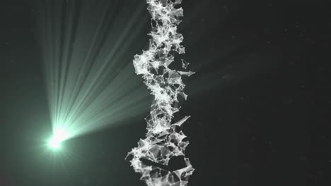 Animation-of-dna-strand-spinning-on-black-background
