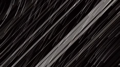 Animation-of-white-lines-moving-on-black-background