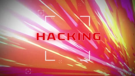 Animation-of-hacking-text-and-data-processing-over-light-trails