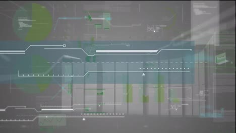 Animation-Der-Finanzdatenverarbeitung-Auf-Grauem-Hintergrund