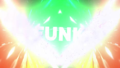 Animation-Von-Funk-Text-Auf-Mehrfarbigem-Hintergrund