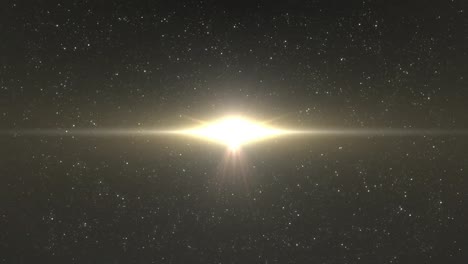 Animation-Von-Sich-Bewegenden-Lichtpunkten-Und-Sternen-Auf-Schwarzem-Hintergrund