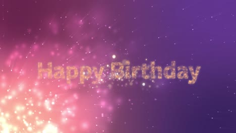 Animation-of-happy-birthday-text-over-light-spots