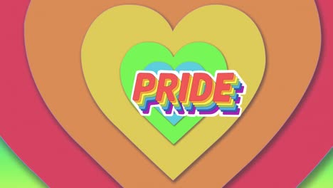 Animation-of-pride-text-over-rainbow-hearts-background