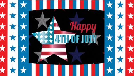 Animation-of-4th-of-july-text-over-red,-white-and-blue-stars-and-stripes-background