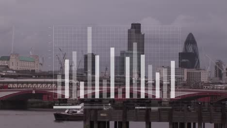 Animation-of-financial-data-processing-over-london-cityscape