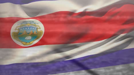 Animation-of-christian-cross-and-flag-of-costa-rica