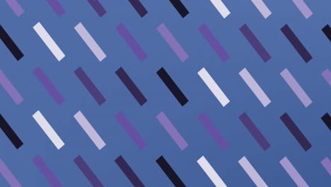 Animation-Sich-ändernder-Muster-Auf-Blauem-Hintergrund
