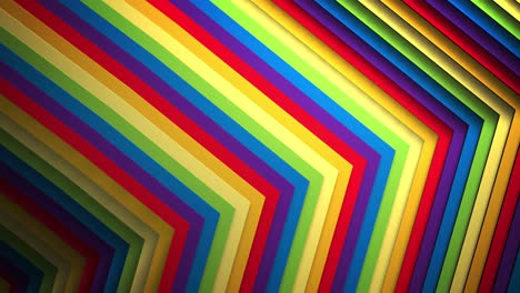 Animation-Regenbogenfarbener-Linien,-Die-Sich-In-Einer-Nahtlosen-Schleife-Bewegen