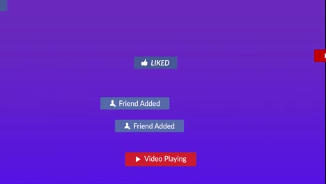 Animation-of-multiple-social-media-icons-floating-against-blue-background