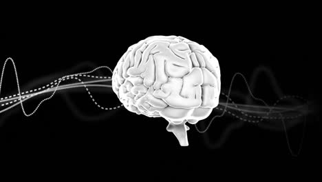 Animation-of-digital-brain-over-data-processing-on-black-background