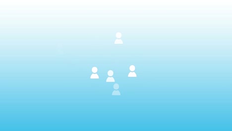 Animation-of-people-icons-over-blue-background
