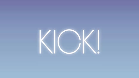 Animation-Von-Kick-Text-Auf-Blauem-Hintergrund