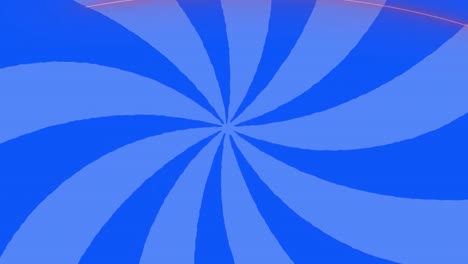 Animation-of-blue-spiral-over-blue-background