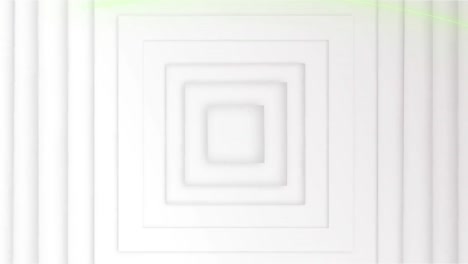 Animation-of-light-trail-and-white-squares-on-white-background