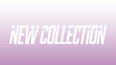 Animation-of-new-collection-text-banner-against-purple-gradient-background
