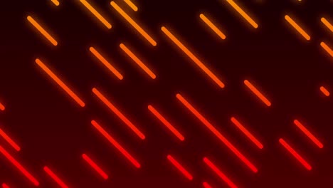 Animation-of-retro-boom-text-and-abstract-shapes-moving-on-over-dark-background