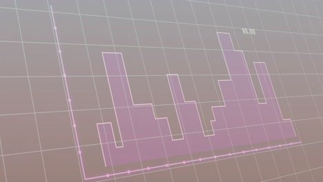 Animation-Der-Statistischen-Datenverarbeitung-über-Ein-Gitternetz-Vor-Grauem-Hintergrund