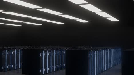 Animation-Von-Flackernden-Lichtern-Auf-Servern-Im-Serverraum