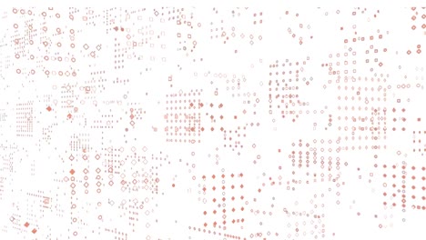 Animation-of-data-processing-with-dots-on-white-background