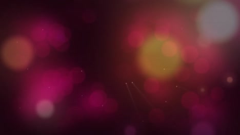 Animation-Leuchtender-Scheinwerfer-Auf-Dunklem-Hintergrund