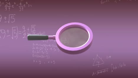 Animation-Einer-Lupe-über-Der-Mathematischen-Datenverarbeitung