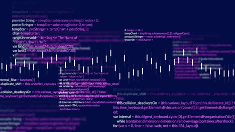 Animation-of-lines-and-programming-languages-moving-on-abstract-background