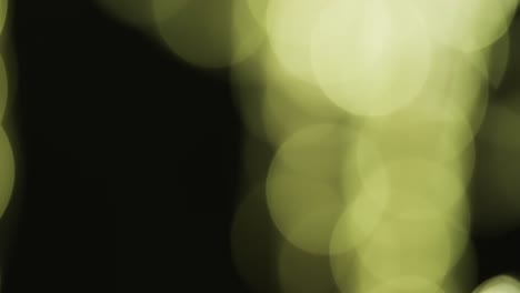 Video-of-flickering-white-and-green-bokeh-spots-of-light-with-copy-space