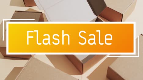 Animation-of-flash-sale-text-over-gift-boxes