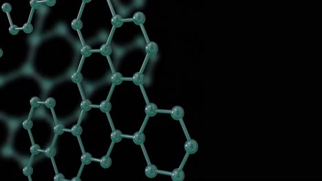 Animation-Eines-3D-Mikronetzwerks-Aus-Molekülen-Auf-Schwarzem-Hintergrund