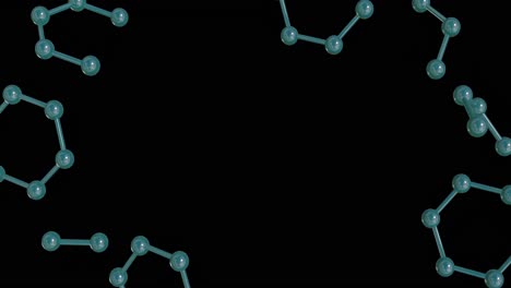 Animation-of-3d-micro-of-network-of-molecules-on-black-background