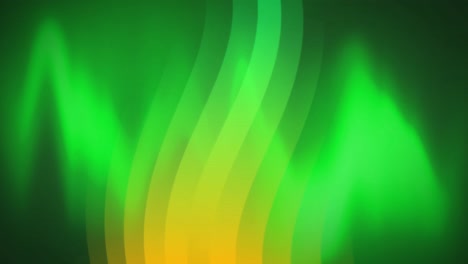 Leuchtende-Grüne-Und-Gelbe-Energiewellen-Auf-Schwarzem-Hintergrund