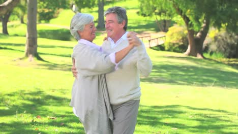Älteres-Paar-Tanzt