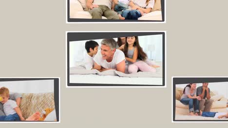 Montage-of-several-couples-with-their-children