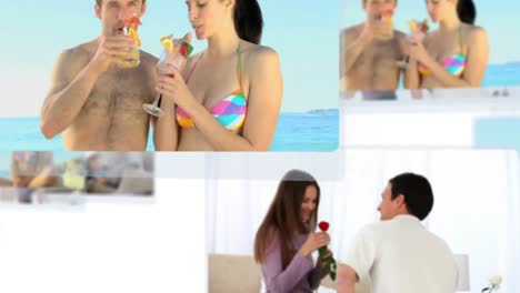 Montage-of-happy-couples-spending-special-time-together