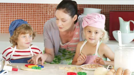 Mother-with-her-Children-in-the-Kitchen