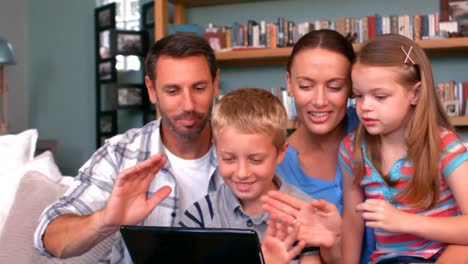 Family-doing-a-video-chat