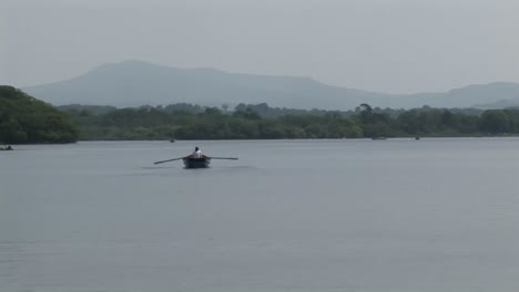 Rowing-on-a-Lake-in-Killarney-Ireland