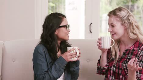 Two-female-friends-drinking-coffee