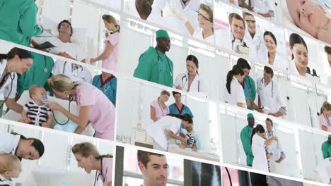 Collage-De-Imágenes-Médicas