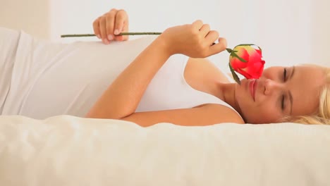 Woman-with-a-rose-on-valentines-day