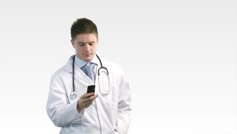 Doctor-talking-on-the-phone